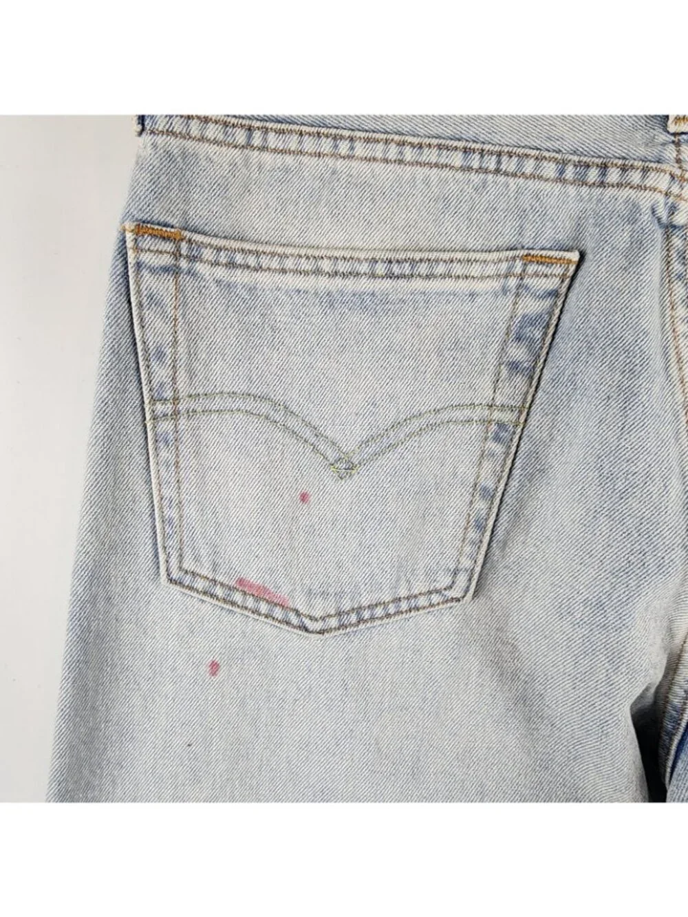 Levis 550 '92 Jeans Mens 32x29 Relaxed Taper Stained Distressed New
